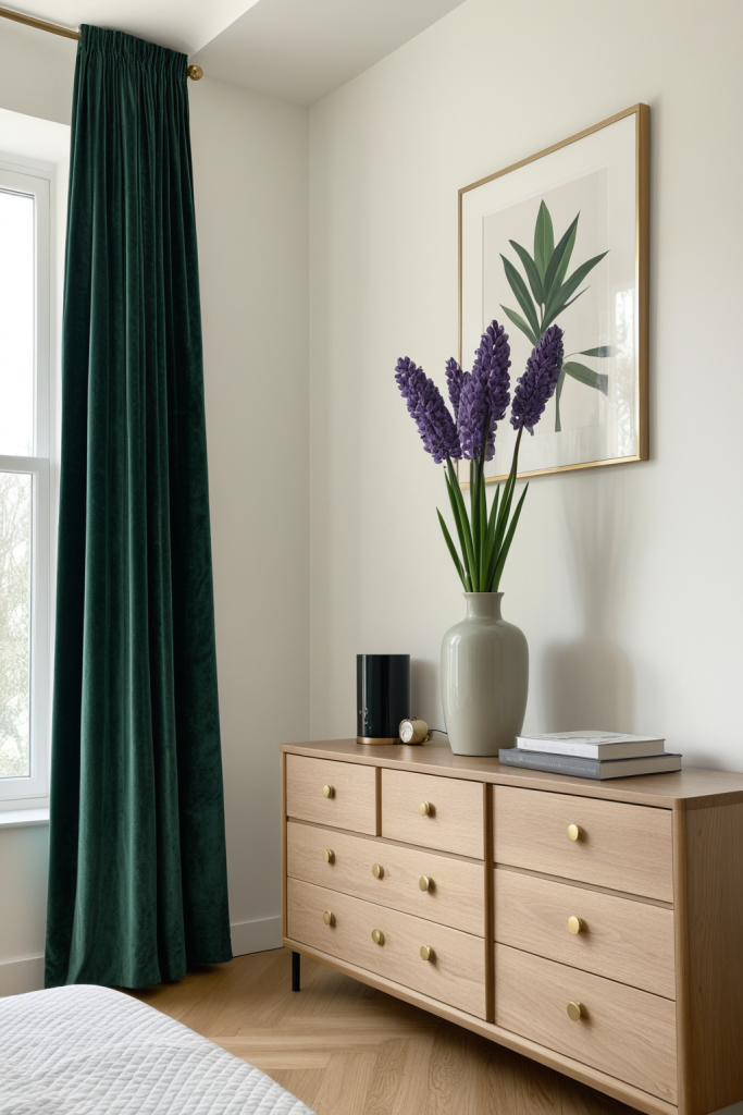 Faux Hyacinth Purple Violet Stem — Plastic Petal Contemporary